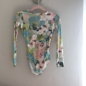Missguided Floral Bodysuit